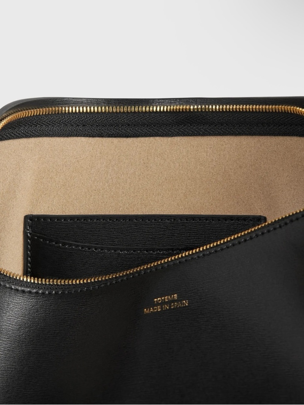 TOTEME Black Scooped Sling Bag - Picture 4 of 17